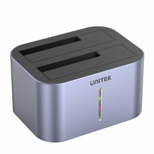Unitek Dual-Bay SATA Reader 2,5 /3,5 ;CLONE ;5 Gbps