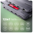 AXAGON HMC-12GM2 USB hub 12in1 10Gbps HDMI DP LAN M.2