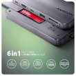 AXAGON HMC-6GM2 USB hub 6in1 10Gbps HDMI M.2 NVME PD