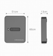 Gembird Docking station cesktop USB-C M.2 SATA NVME