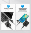 Gembird Docking station cesktop USB-C M.2 SATA NVME