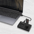 Qoltec M.2 SSD drive docking station, NVMe, SATA,USB