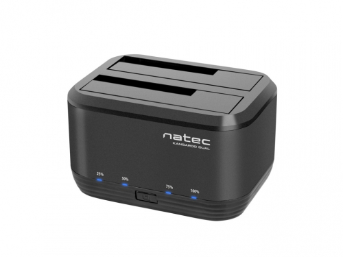 Natec Kangaroo Dual 2.5/3.5inch USB 3.0 HDD Docking Station + Power Adapter