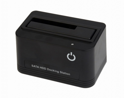 Gembird HD32-U2S-5 docking station for 2.5 ''and 3.5'' hard drives USB 2.0 Type-A Black