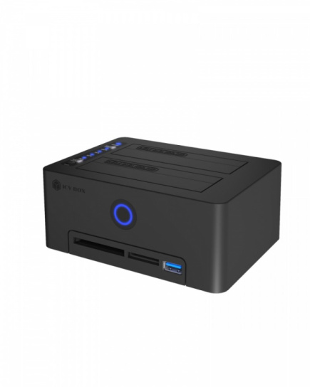 IcyBox IB-1233CL-CR 2x 2,5/3,5 SSD/HDD,czytnik kart