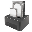 LogiLink USB 3.0, 2-bay docking station for 2.5/3.5' HD