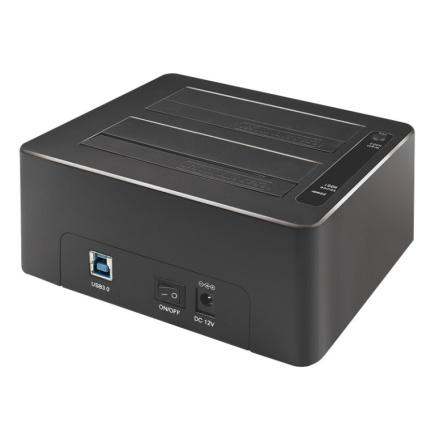 LogiLink USB 3.0, 2-bay docking station for 2.5/3.5' HD