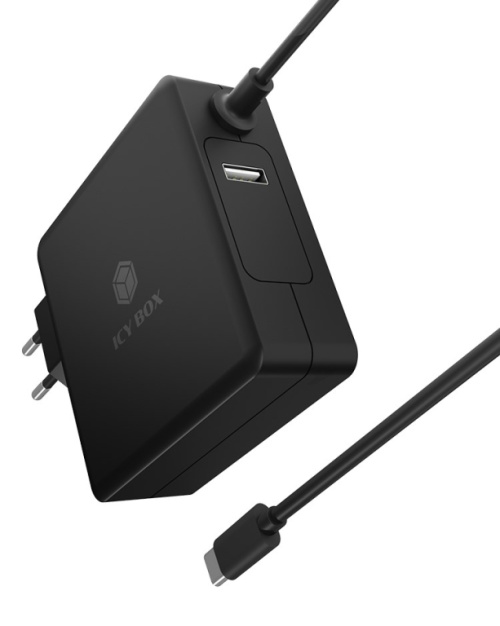 ICY BOX IB-PS101-PD Laptop, Smartphone, Tablet Black AC Indoor
