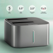 AXAGON ADSA-DC USB3.2 Gen1 - 2x SATA 6G CLONE DUAL HDD Dock Station ASMedia WLONONWCRA635
