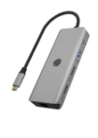 ICY BOX IB-DK4012-CPD Wired USB 3.2 Gen 1 (3.1 Gen 1) Type-C Anthracite, Black