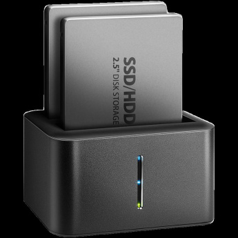 AXAGON ADSA-D25 USB 3.2 Gen 1 - 2x SATA 6G 2.5'' SSD/HDD CLONE DUAL MINI dock