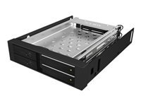 ICYBOX IB-2227StS IcyBox Mobile Rack for 2x 2.5 SATA HDD or SSD, Black