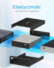 IcyBox Case IB-525-U3 1x5,25 SATA DVD/Blue-Ray, black
