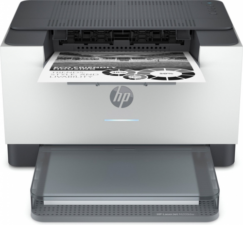 HP LaserJet M209dw Printer, Black and white, Printer for Home and home office, Print, Two-sided printing; Compact Size; Energy Efficient; Dualband Wi-Fi