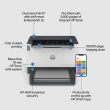 HP LaserJet Tank 2504dw Printer - A4 Mono Laser, Print, Auto-Duplex, LAN, WiFi, 23ppm, 250-2500 pages per month (replaces Neverstop)