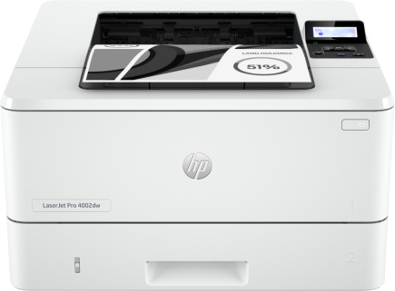 HP LaserJet Pro 4002dw Printer - A4 Mono Laser, Print, Automatic Document Feeder, Auto-Duplex, LAN, WiFi, 40ppm, 750-4000 pages per month (replaces M404dw)