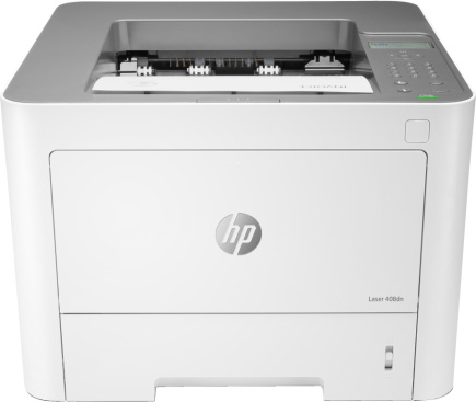 HP Laser 408dn Printer - A4 Mono Laser, Print, Auto-Duplex, LAN, 40ppm, 1500-3500 pages per month