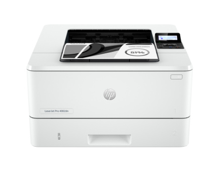 HP LaserJet Pro 4002dn Printer - A4 Mono Laser, Print, Automatic Document Feeder, Auto-Duplex, LAN, 40ppm, 750-4000 pages per month (replaces M404dn)