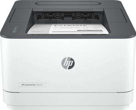 HP LaserJet Pro 3002dn Printer - A4 Mono Laser, Print, Auto-Duplex, LAN, 33ppm, 350-2500 pages per month