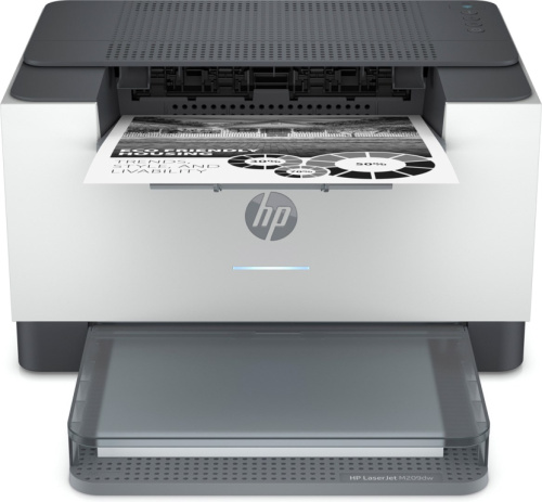 HP LaserJet M209dw Printer, Must and Valge, Printer for Home and home office, Print, Two-sided printing; Compact Size; Energy Efficient; Dualband Wi-Fi