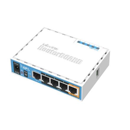 MikroTik | RB952Ui-5ac2nD | hAP ac lite | 802.11ac | 2.4/5.0 | 867 Mbit/s | 10/100 Mbit/s | Ethernet LAN (RJ-45) ports 5 | MU-MiMO Yes | PoE in/out