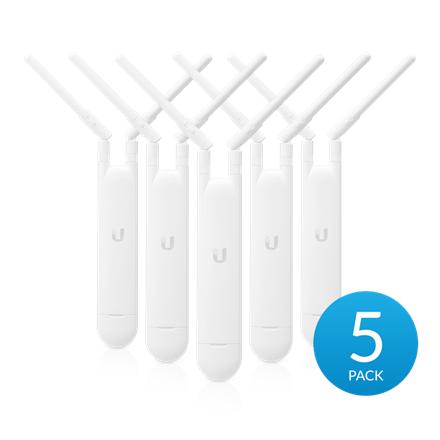 Ubiquiti | UniFi | UAP-AC-M-5Pack Mesh Access Point | 802.11ac | 2.4/5 | 867 Mbit/s | 10/100/1000 Mbit/s | Ethernet LAN (RJ-45) ports 1 | MU-MiMO Yes | PoE in