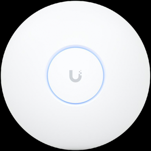 Ubiquiti U7-Pro-Max Ceiling-mounted WiFi 7 AP with 8 spatial streams, 6 GHz support, and a dedicated spectral scanning engine for interference-free WiFi in demanding, large-scale environments