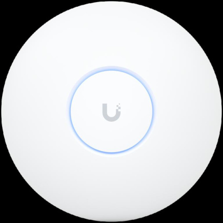 Ubiquiti U7-Pro-Max Ceiling-mounted WiFi 7 AP with 8 spatial streams, 6 GHz support, and a dedicated spectral scanning engine for interference-free WiFi in demanding, large-scale environments