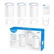 Cudy M1200 3-PACK mesh wi-fi system Dual-band (2.4 GHz / 5 GHz) Wi-Fi 5 (802.11ac) White 1 Internal