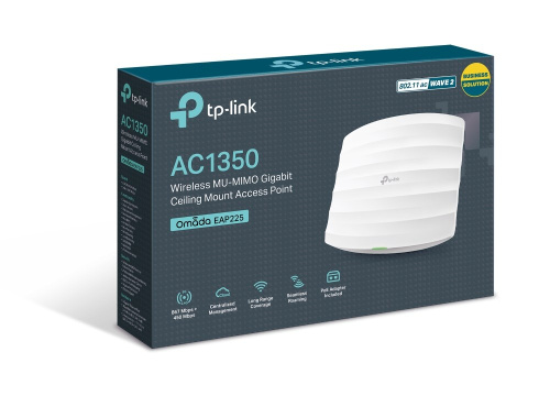TP-Link Omada EAP225 wireless access point 1350 Mbit/s Valge Power over Ethernet (PoE)