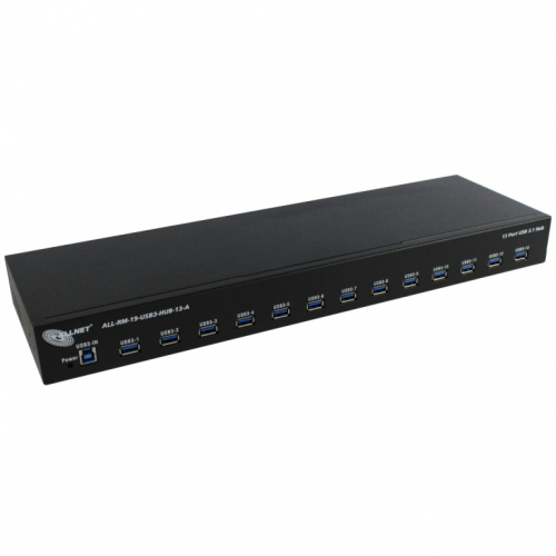 Z ALLNET USB 3.0 13 Port HUB-Type-A, 19 1HE