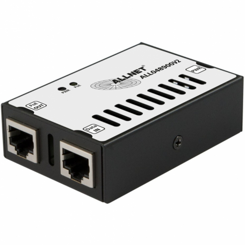 NET Z ALLNET PoE Injektor Gigabit / PoE & PoE+ & PoE & LT PoE (15,4W/30W/60W/90W) / Metallgehäuse / ALL048900v2