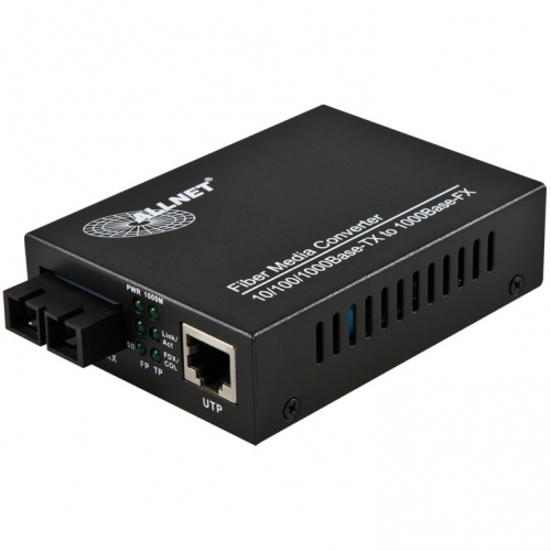 NET Z ALLNET Medienkonverter 10/100/1000BASE-T auf 1000BASE-SX Gigabit Multimode SC Anschluss ALL-MC103G-SC-MM