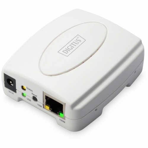 Digitus DN-13003-2 USB 2.0 Fast Ethernet Print Server