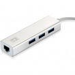 Adapter USB3.0-> RJ45 10/100/1000.3xUSB3.0 0.15m si