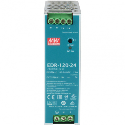 ind. Netzteil POW-2441 24VDC 120W DIN-Schiene