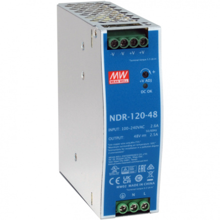 ind. Netzteil POW-4842 48VDC 120W DIN-Schiene PoE
