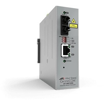 ALLIED TAA 10/100/1000T to 1000SX/SC Industrial Temp Gigabit Media Converter
