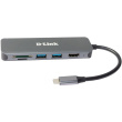 D-Link DUB-2327 6-in-1 USB-C Hub mit HDMI