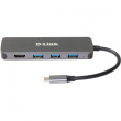 D-Link DUB-2333 5-in-1 USB-C Hub HDMI/Power Delivery1x HDMI