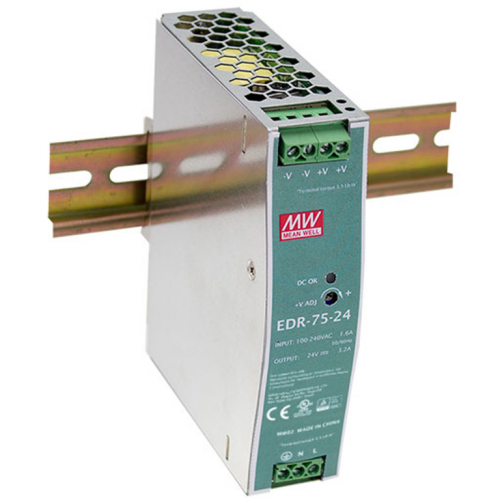 ind. Netzteil POW-4821 48VDC 75W DIN-Schiene PoE