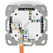 DIGITUS Netzwerkdose CAT 6A Klasse EA geschirmt 1xRJ45 weiß