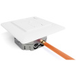 DIGITUS Netzwerkdose CAT 6A Klasse EA geschirmt 1xRJ45 weiß