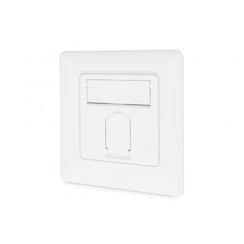 DIGITUS Netzwerkdose CAT 6A Klasse EA geschirmt 1xRJ45 weiß