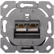 DIGITUS Anschlussdose Cat5e 2xRJ45 geschirmt Unt. Signalweiß