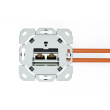 DIGITUS Netzwerkdose CAT 6A EA geschirmt 2xRJ45 weiß