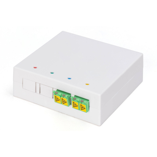 DIGITUS FTTH Gehäuse mit 2 x LC/APC DX Kupplung mit Shutter