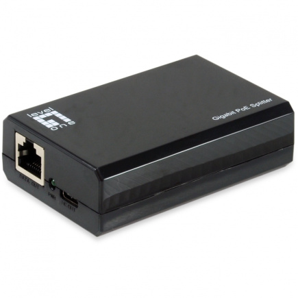 1x Gigabit POS-5001 USB-C PD 3.0 Splitter 50W PoE