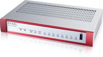 ZYXEL USG FLEX 100 HP, 7 GIGABIT USER-DEFINABLE PORTS, 1*1G POE+, 1*USB  WITH 1 YR ENTRY DEFENSE PACK