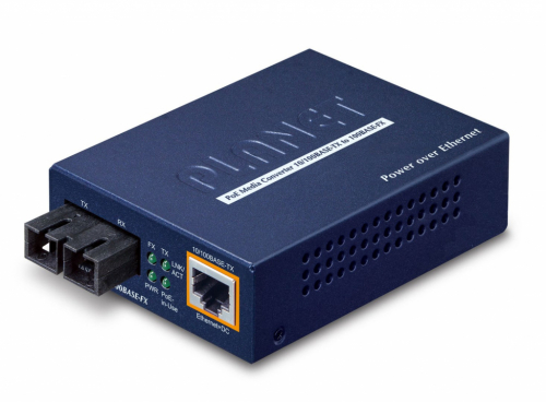 PLANET FTP-802S15 network media converter 100 Mbit/s 1310 nm Single-mode Blue